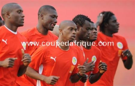 galop d'entr�nement des lions au ghana