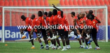 galop d'entr�nement des lions au ghana