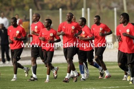 galop d'entr�nement des lions au ghana
