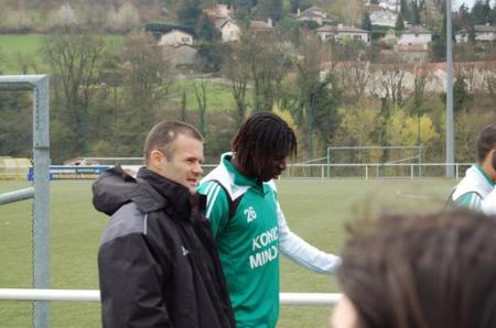 mouss ki se prepare pour comenc� l'entr�nement