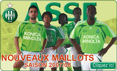 publucit� des nouveaux maillots